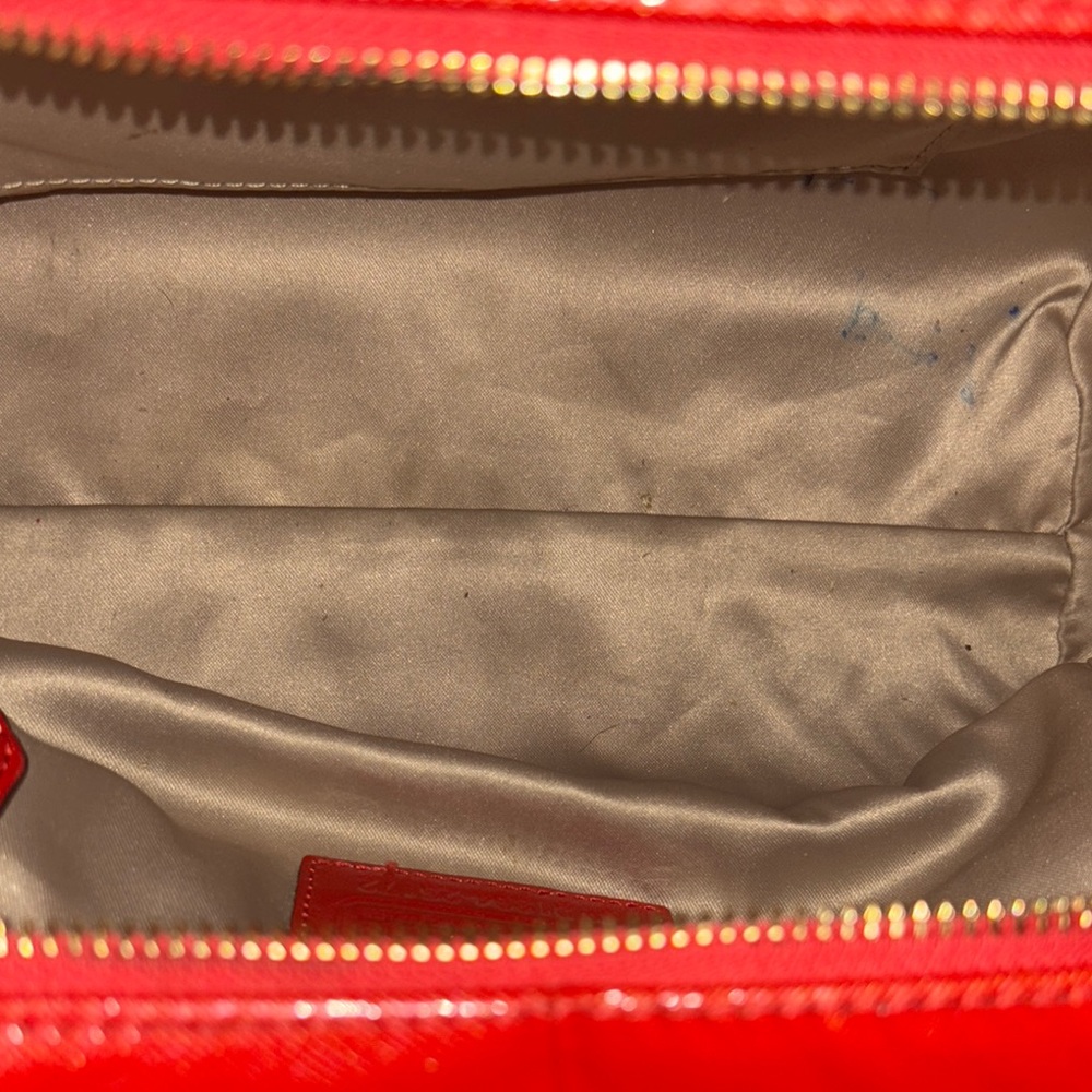 Vintage Coach Red Leather Satchel - Picture 8 of 11